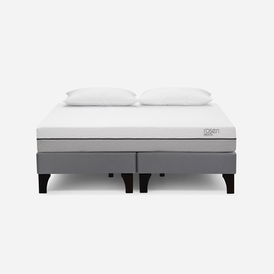 Cama Europea Pratta 2 Plazas + Almohadas Light